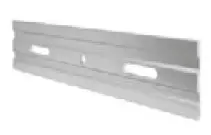 Profil de drainage, Easy Glass Pro, montage latéral, aluminium brossé, anodisé