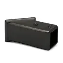 Embase murale 45° pour tube carré 20 x 20 mm Aralia