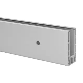 EG Smart, profil de sol, montage latéral; 168230-050-00-00; L=5000 mm, aluminium, brut, avec trous (16693150000)