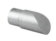 Embout, plat, pour tube à fond de gorge; 136738-048-12; p. escalier, biesauté, Ø48,3x1,5 mm, inox br. 304 (13673804812)