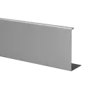 Habillage, Easy Glass Prime, montage latéral; 168435-050-18; extérieur, L=5000 mm, aluminium brossé, anodisé (16692056118) - Pose avant installation du verre