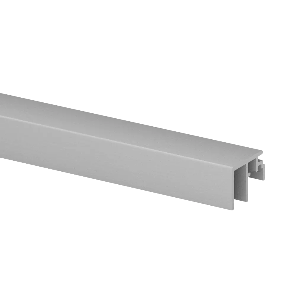 Profil de recouvrement eg Smart, m. au sol; 166972-010-50-00; 10 mm, L=5000 mm, aluminium, brut (16697251000)