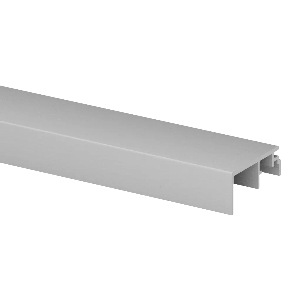 Profil de recouvrement, Smart & Pime; 166970-020-50-00; , Smart latéral & Prime sol, 20 mm, L=5000 mm, aluminium, brut (16697052000)