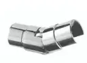Raccord orientable (25°-55°), vers le haut; 146302-042-01-10; tube à fond de gorge, Ø42,4x1,5 mm, inox poli 316 (14631204210) - NEW