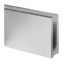 Easy Glass 3kN, profil de sol, montage au sol, L=2500 mm, aluminium, asp. inox brossé, anod. 25µm