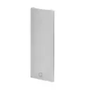Embout, Easy Glass 3kN, pour escaliers, mont. au sol, gauche&droite, alu, asp. inox brossé
