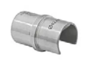 Raccord tube à tube à fd de gorge, tube Ø42,4x2mm, tube à fd de gorge, Ø42,4x1,5 mm, inox brossé 316