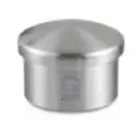 Embout, arrondi, tube Ø42,4 mm x 2 mm, inox brossé 2205