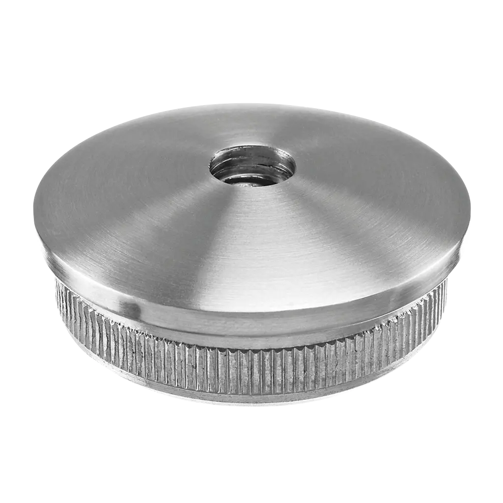 Embout à frapper semi-bombé taraudé, pour tube Ø 42,4x2,6mm - filetage M10 