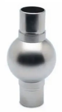 Raccord boule 180°, Ø 38,1 mm (1,5") - Design en Inox