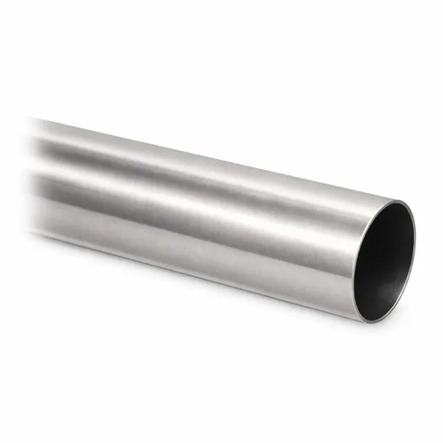 Tube Dafne, finition inox brossé, diam 76mm 