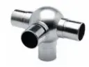 Raccord boule en T + 1 départ 90°, Ø 38,1 mm (1,5") - Design en Inox