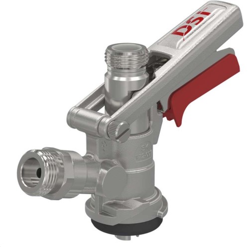 [Q1822] 810669 Tête Sankey cannelée avec robinet à bille