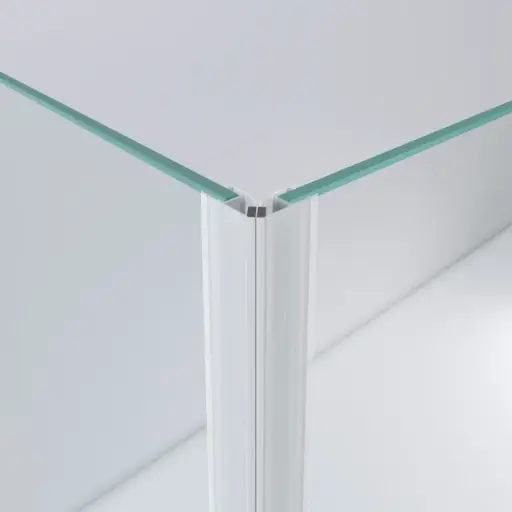 Joint magnétique 90° pour porte en verre Vera
