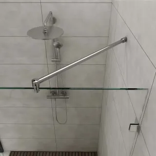 Barres de stabilisation pour douche - montage mural 45 Tizzia