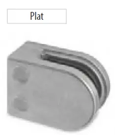 [102200-000-00] Pince à verre, MOD 22, sans cales, plat, zamak, brut
