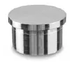 [13.0732.242.12] Embout, plat, pour tube Ø42,4 mm x 2 mm, inox brossé 304