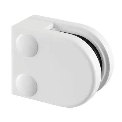[102000-000-32] Pince à verre, MOD 20, sans cales, plat, zamak, blanc RAL 9016 