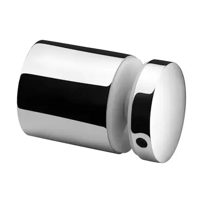 [130749-050-10] Adaptateur à verre, réglable, Ø50 mm, plat, plaque 50 mm, verre 8 - 25,52 mm, inox poli 304