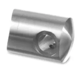 [137450-048-02] Support traversants pour câble pour tendeur, droite, câble 3,2mm, tube Ø48,3mm, inox brossé 304