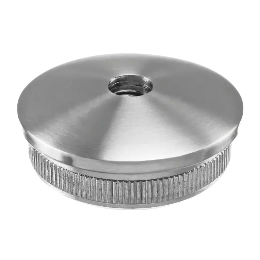 [135735-042] Embout à frapper semi-bombé taraudé, pour tube Ø 42,4x2,6mm - filetage M10 